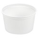 1-TARRINA PLASTIC BLANC 1/4 LITRE (1200)