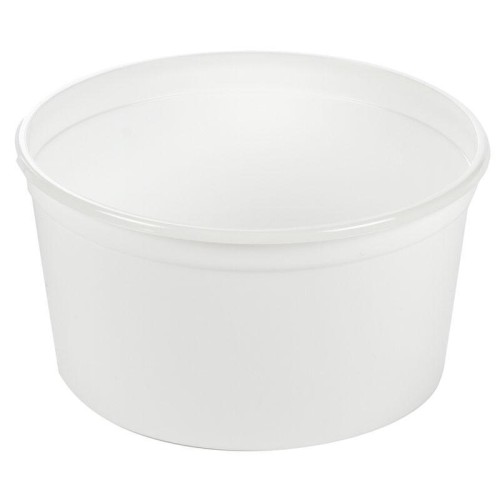 1-TARRINA PLASTIC BLANC 1 LITRE (500)