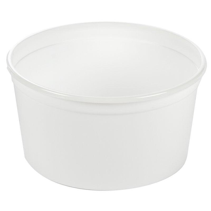 1-TARRINA PLASTIC BLANC 1 LITRE (500)