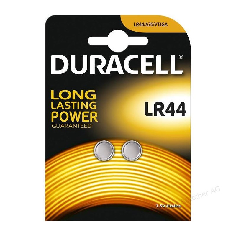 2-PILES DURACELL AP.ELECTRONICS LR44 (10)