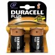 2-PILES DURACELL PLUS D LR20 (10)