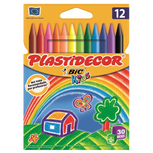 12-PLASTIDECOR COLORS ASSORTITS CONTE (12)