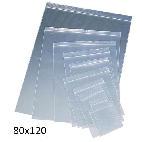 100-BOSSA PLASTIC TRANSP.ZIP 8X12 (10)