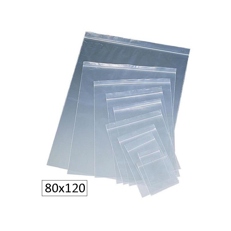 100-BOSSA PLASTIC TRANSP.ZIP 8X12 (10)