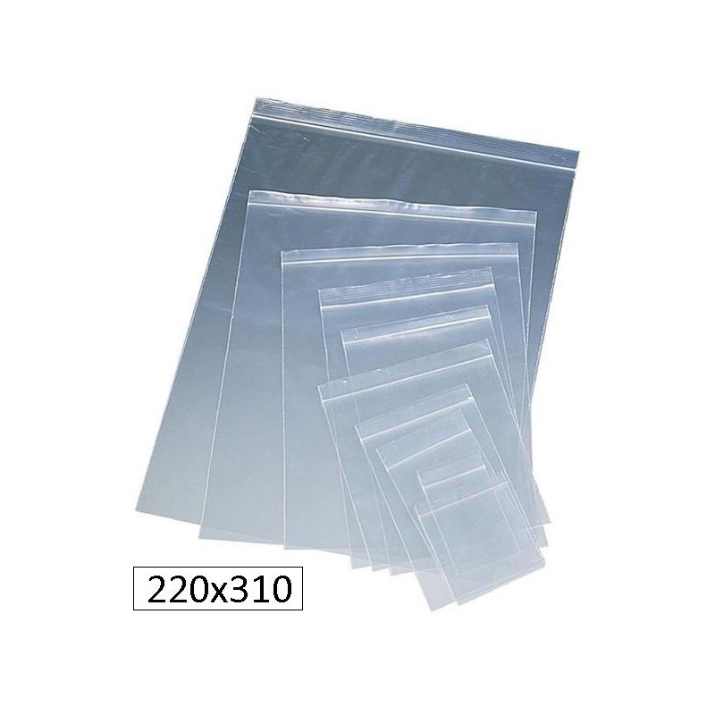 100-BOSSA PLASTIC TRANSP.ZIP 23X32 (10)