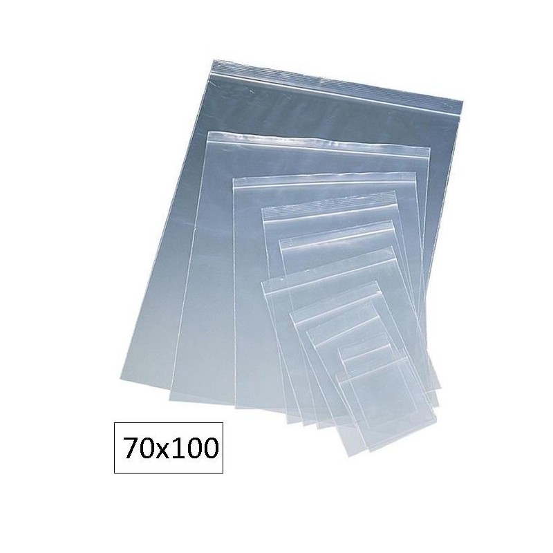 100-BOSSA PLASTIC TRANSP.ZIP 7X10 (10)