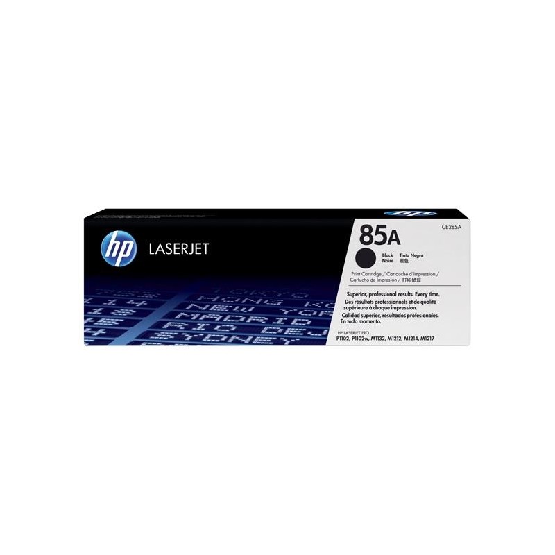 1-TONER ORIGINAL HP CE285A NEGRE N