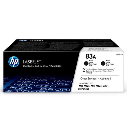 1-TONER ORIGINAL HP CF283A NEGRE N