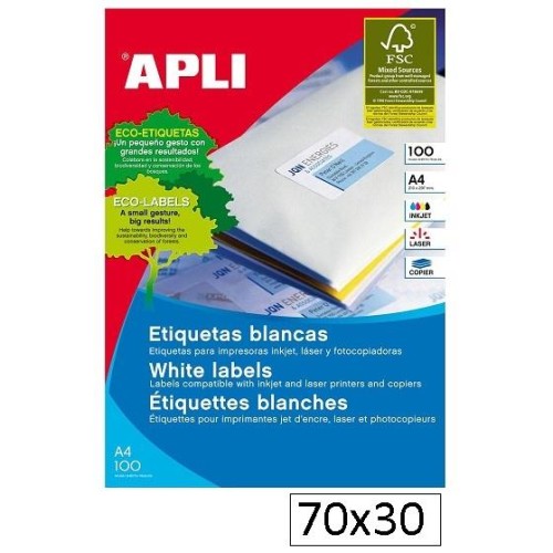 2700-ETIQUETES INK-JET 70X30 1271