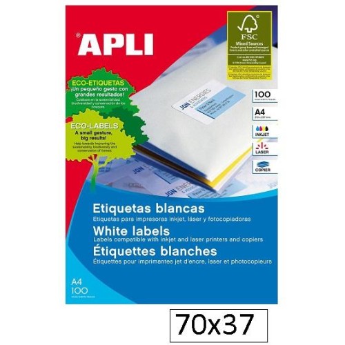 2400-ETIQUETES INKJET 70X37 MM 1273