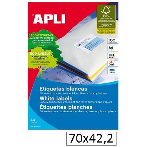 2100-ETIQUETES INKJET 70X42,4 1276