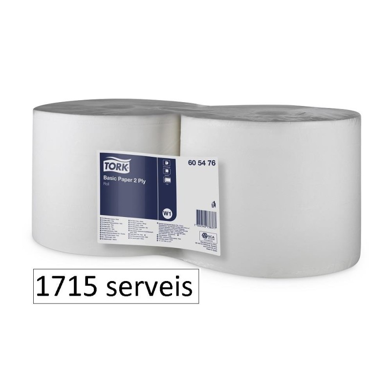 1-PACK 2 BOBINES CELULOSA TORK 1715 SERVEIS