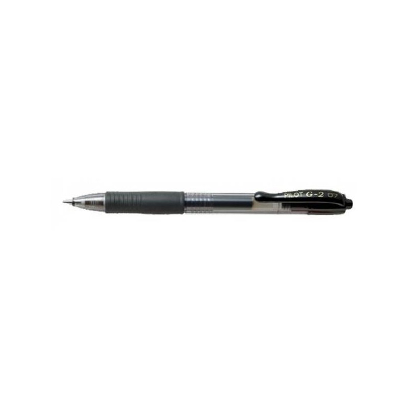 1-BOLIGRAF PILOT G2 07 NEGRE (12)