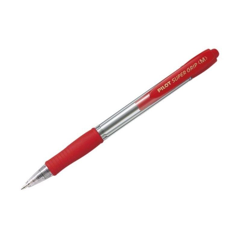 1-BOLIGRAF PILOT SUPER GRIP VERMELL (12)