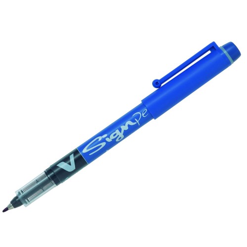 1-RETOLADOR PILOT V-SIGNPEN BLAU