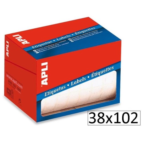 400-ETIQUETES BLANQUES 38X102 1698