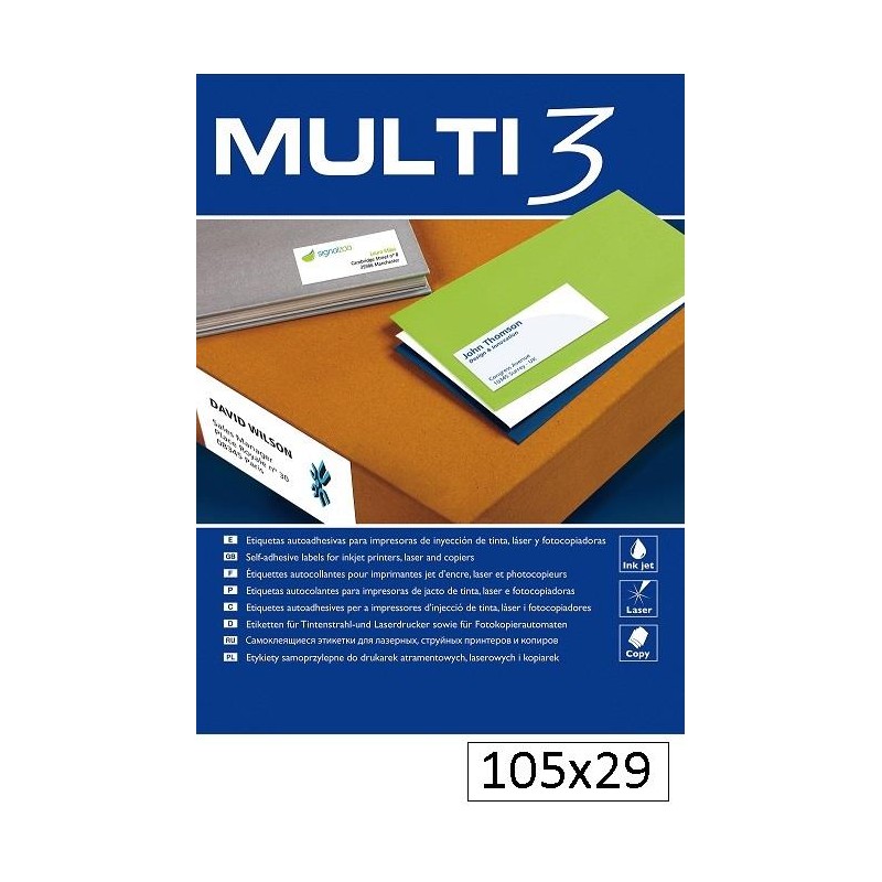 10000-ETIQUETES MULTI3 105x29 - 500 FULLS