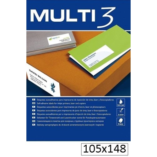 2000-ETIQUETES MULTI3 105X148 500 FULLS