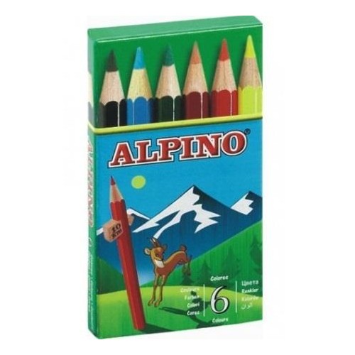 6-LLAPIS COLOR ALPINO CURT