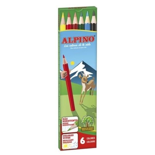 6-LLAPIS COLOR ALPINO LLARG