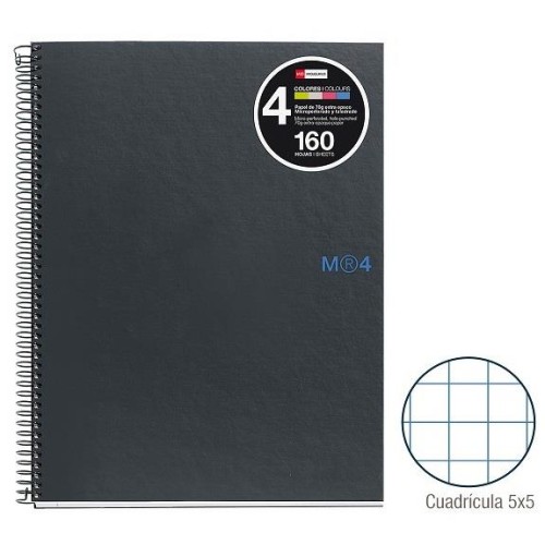 1-QUADERN NOTE BOOK4 A4 160F.CP5 T.CARTR