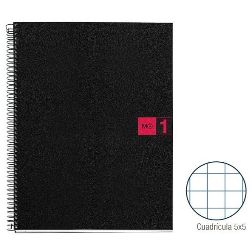 1-QUADERN NOTE BOOK 1 A4 80F PP CP5 VERMELL