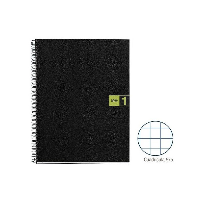 1-QUADERN NOTE BOOK 1 A4 80F PP CP5 VERD