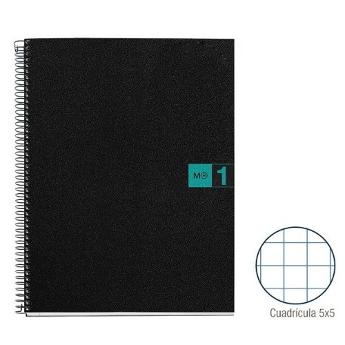 1-QUADERN NOTE BOOK 1 A4 80F PP CP5 TURQUESA