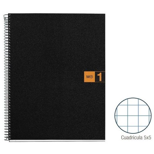 1-QUADERN NOTE BOOK 1 A4 80F PP CP5 TARONJA