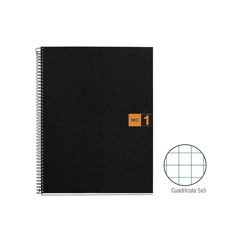 1-QUADERN NOTE BOOK 1 A4 80F PP CP5 TARONJA