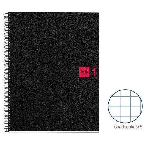 1-QUADERN NOTE BOOK1 A5 80F. PP CP5 VERM.(3)