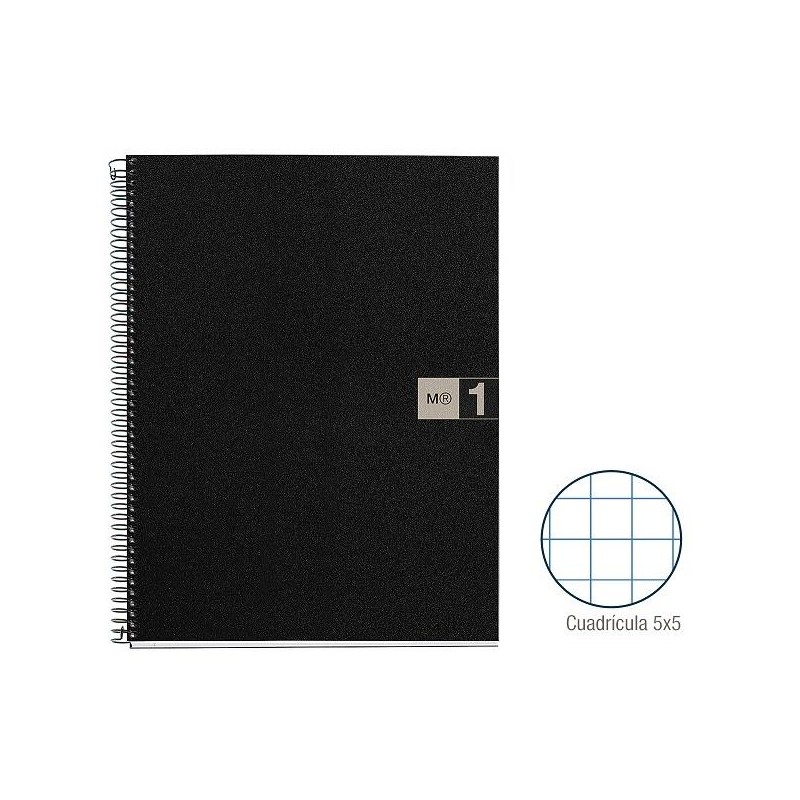 1-QUADERN NOTE BOOK1 A5 80F.PP CP5 GRIS (3)