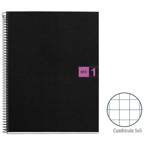 1-QUADERN NOTE BOOK1 A5 80F.PP CP5 FUCSIA(3)