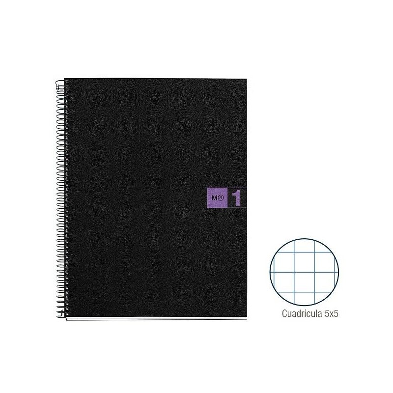 1-QUADERN NOTE BOOK1 A5 80F.PP CP5 VIOLETA(3)