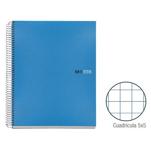 1-QUADERN NOTE BOOK8 A4 200F. CP5 BLAU (5)