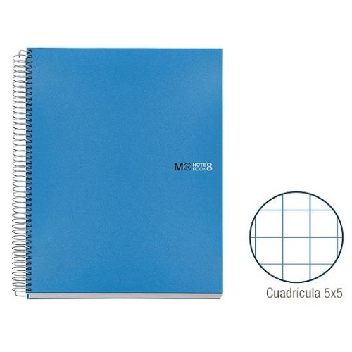 1-QUADERN NOTE BOOK8 A5 200F. CP5 BLAU (3)