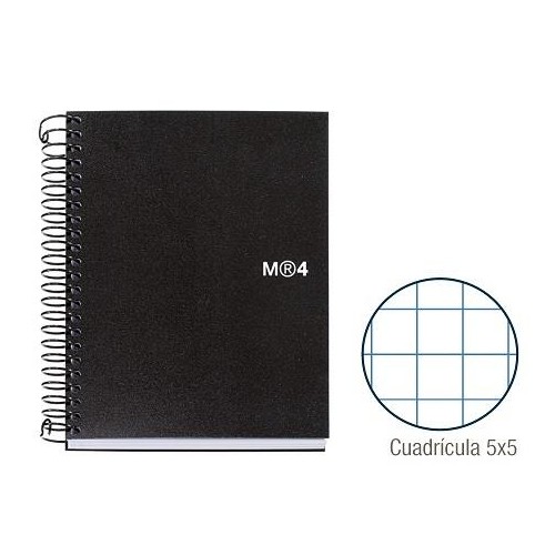 1-QUADERN NOTE BOOK4 A4 140F PP CP5 NEGRE (3)