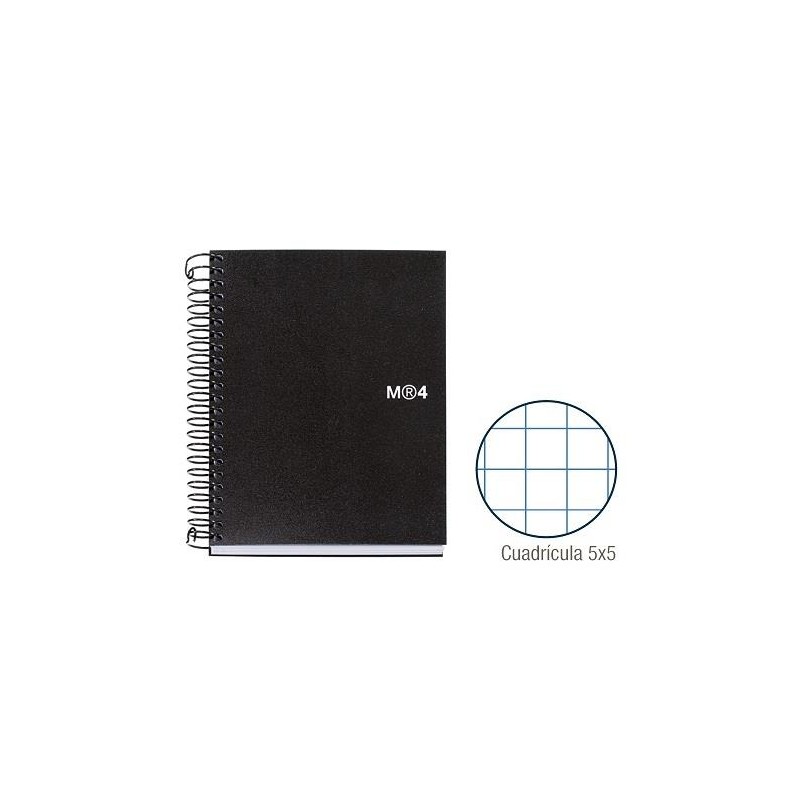 1-QUADERN NOTE BOOK4 A4 140F PP CP5 NEGRE (3)