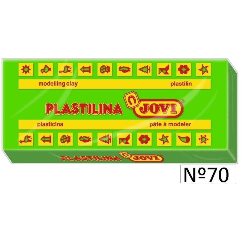 1-BARRA PLASTILINA NUM.70 VERD CLAR (30)