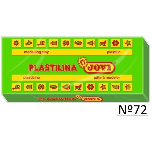 1-BARRA PLASTILINA NUM.72 VERD CLAR (15)