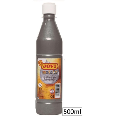 1-TEMPERA LIQUIDA JOVI 500ML PLATA (12)