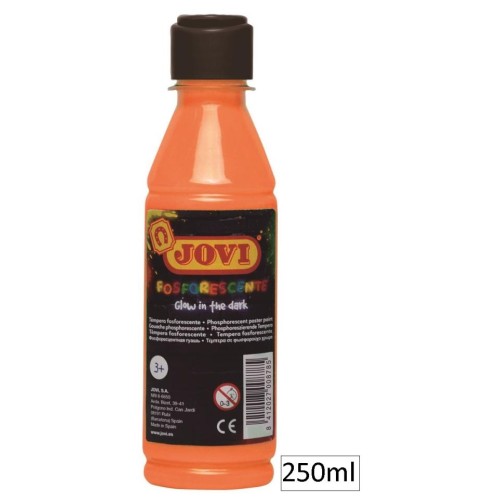 1-TEMPERA LIQUIDA JOVI 250ML.FLUOR.TARONJA