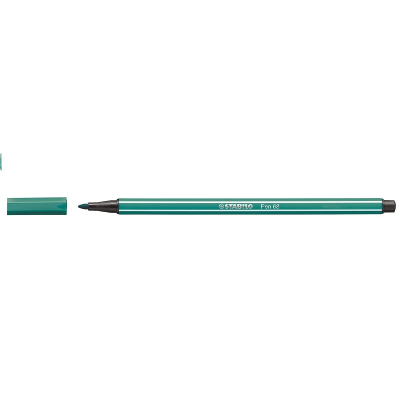 1-RETOLADOR STABILO PEN 68 BLAU TURQUESA (10)