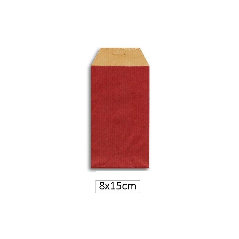 1-BOSSA KRAFT VERMELL 10X18 P100KC (250)
