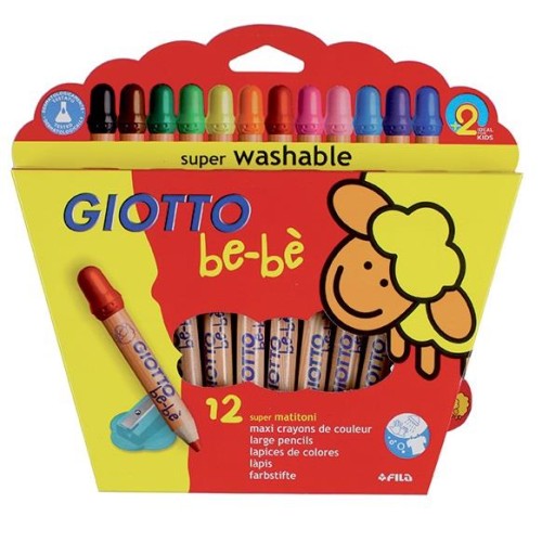 12-LLAPIS COLORS GIOTTO BEBE