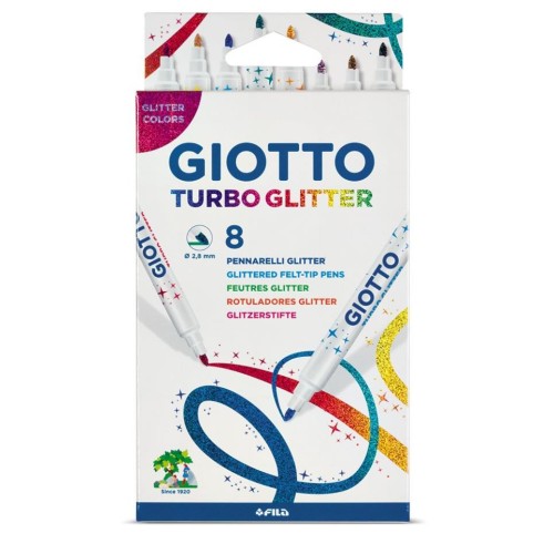 8-ROTULADORS GIOTTO TURBO GLITTER (10)