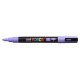 1-RETOLADOR UNI POSCA PC-3M LILA (12)
