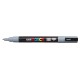 1-RETOLADOR UNI POSCA PC-3M GRIS (6)
