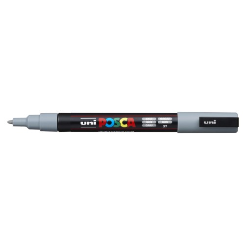 1-RETOLADOR UNI POSCA PC-3M GRIS (6)