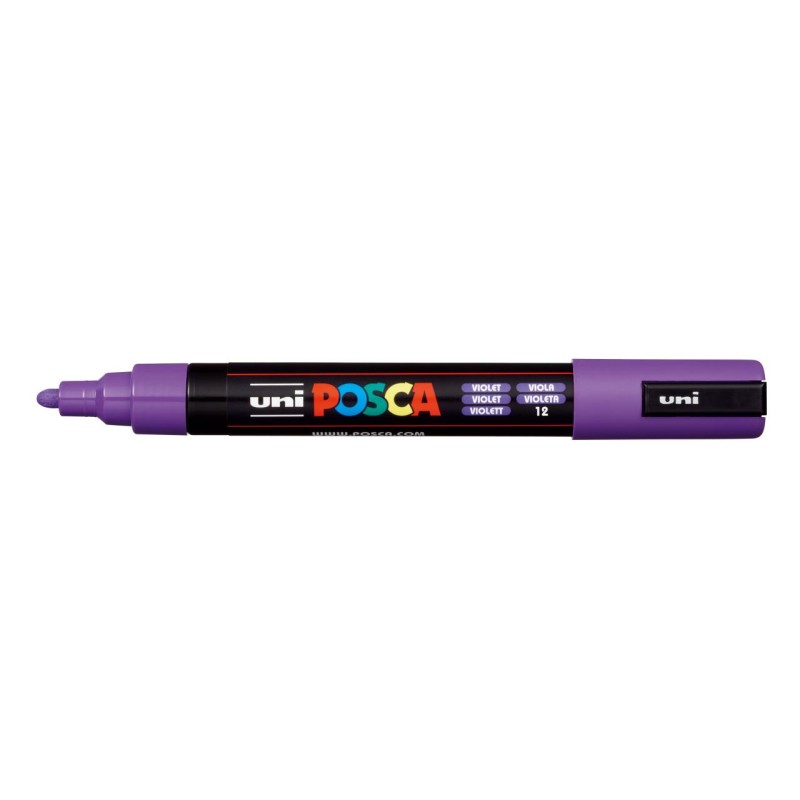 1-RETOLADOR UNI POSCA PC-5M VIOLETA (6)